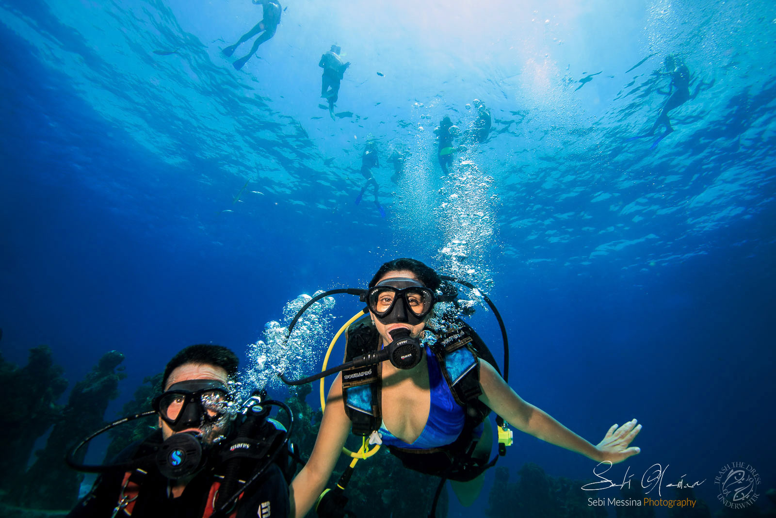 Cancun Underwater Museum - Sebi Messina Photography