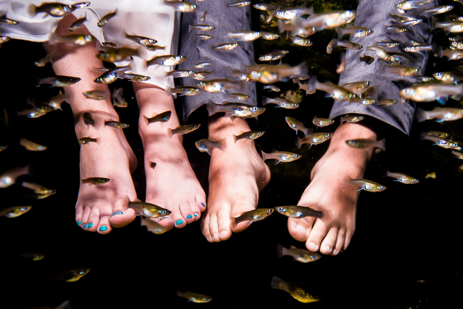 Pedicure cenote - Sebi Messina Photography