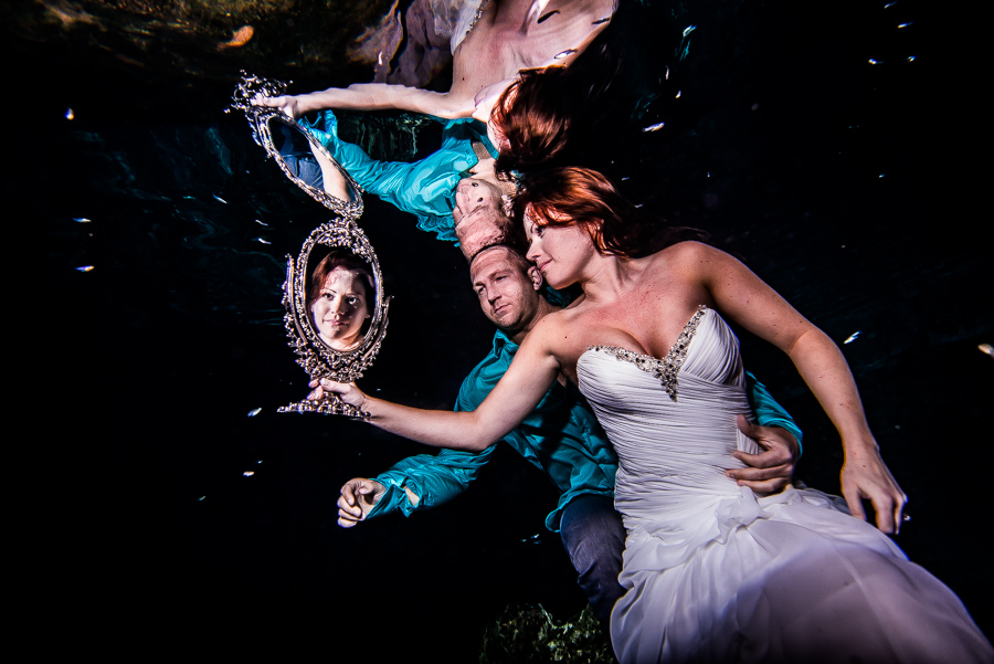 Fearless Bridal Underwater - Sebi Messina Photography