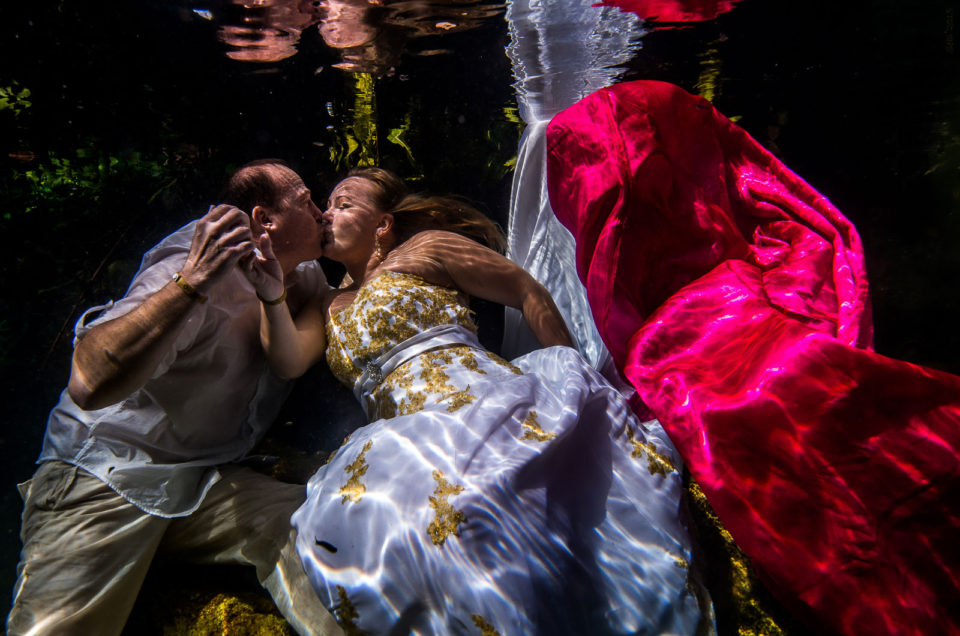 After Wedding Underwater Photo Shoot – Trisha and Richard