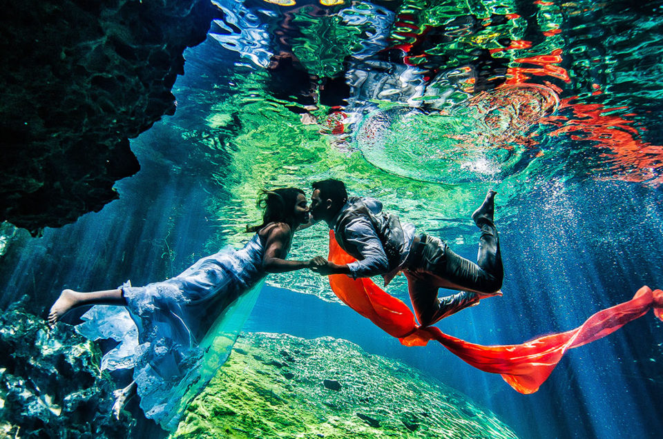 Underwater wedding pictures – Sumeshni and Thiago