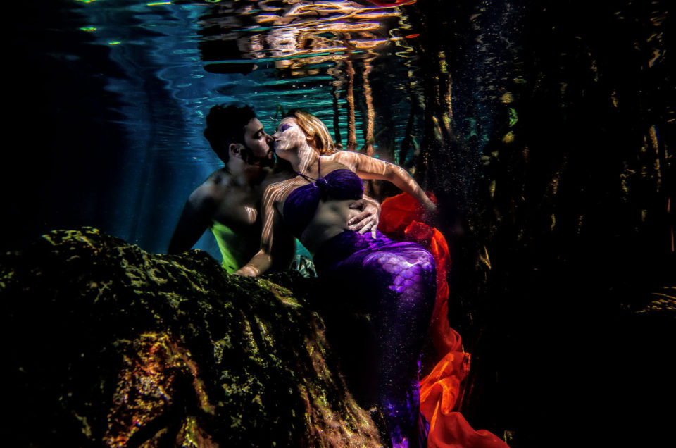 Mermaid underwater photography – Kathleen and Thomas