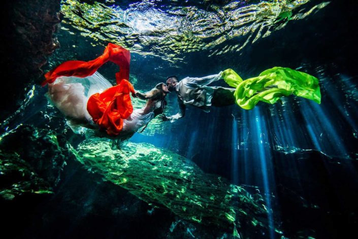 Underwater Trash The Dress Mexico – Sebi Messina Photography