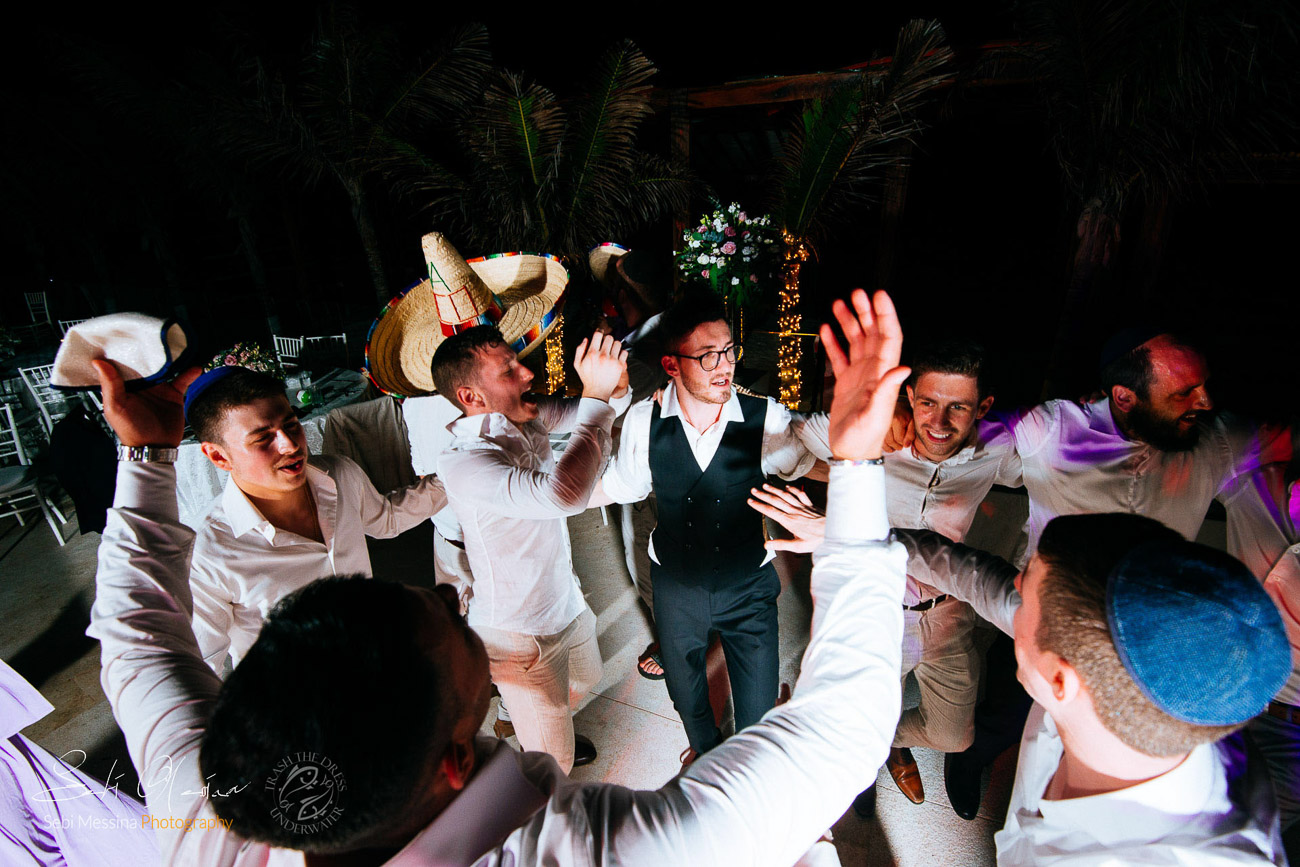 Reception at a Jewish Wedding in Cancun Mexico – Sebi Messina Photography