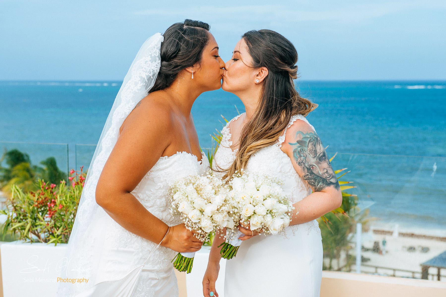 Royalton Cancun Sky Terrace - Same-sex wedding Mexico - Sebi Messina Photography