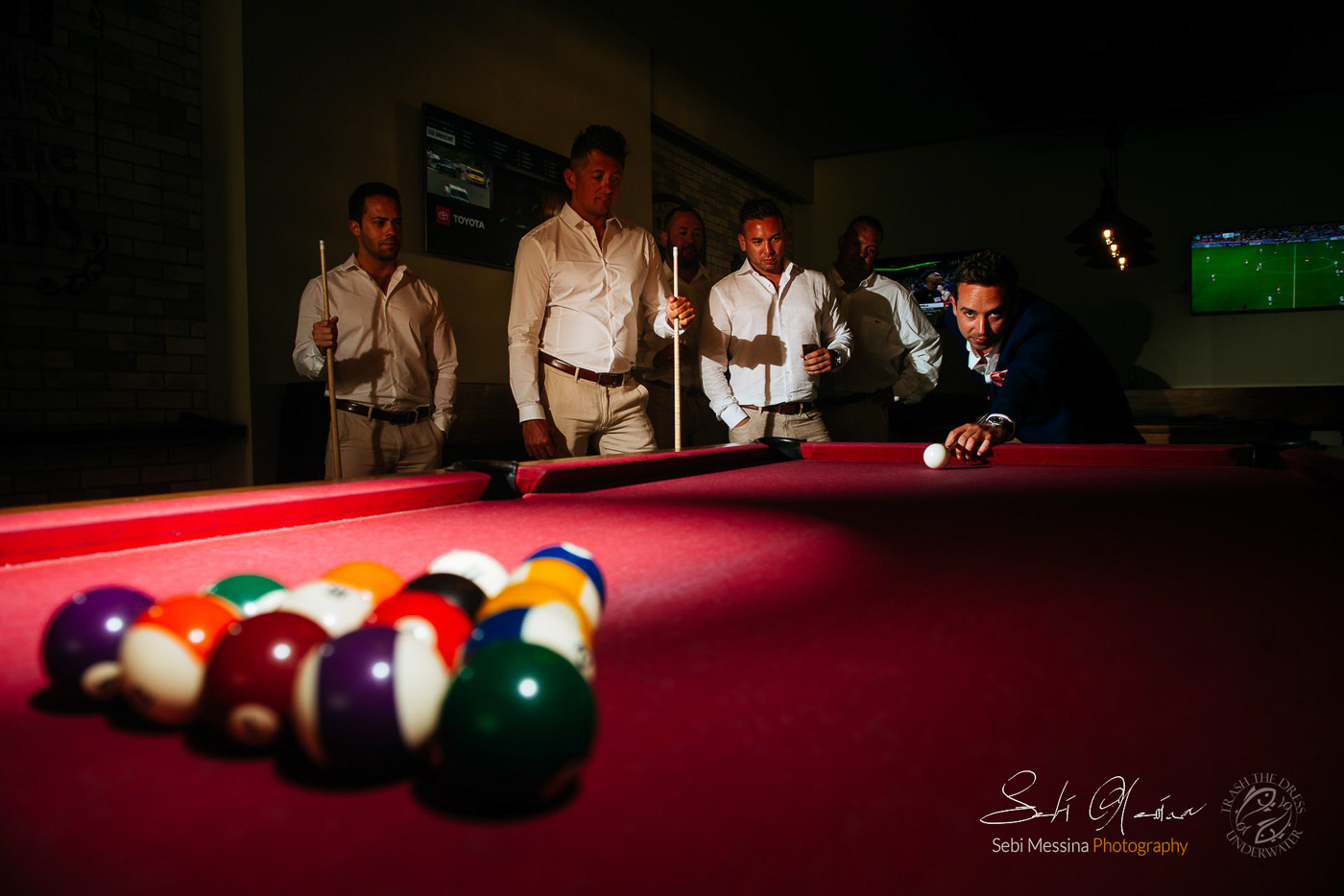 Groomsmen at a destination wedding in Cancun Mexico – Sebi Messina Photography