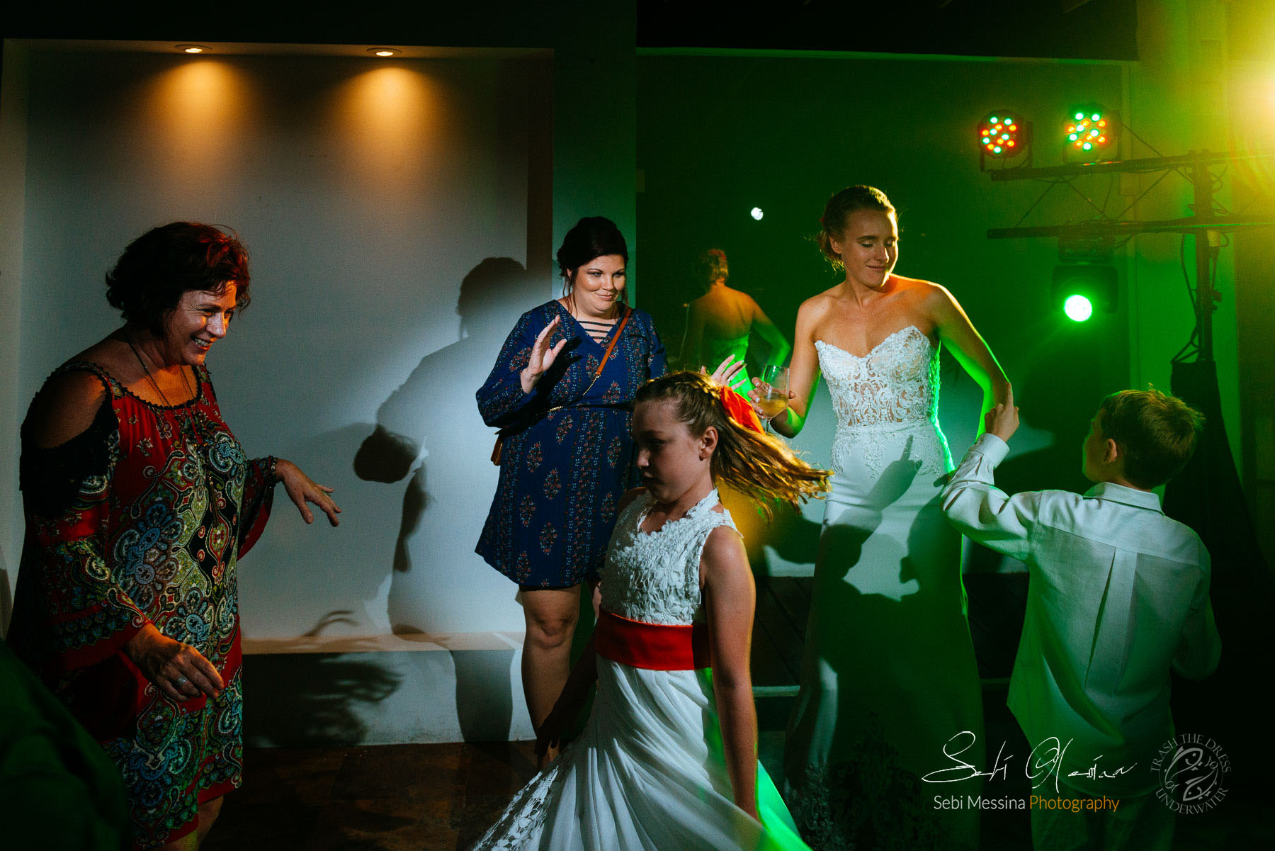 Bride and Groom Dancing at the Zoetry Villa Rolandi