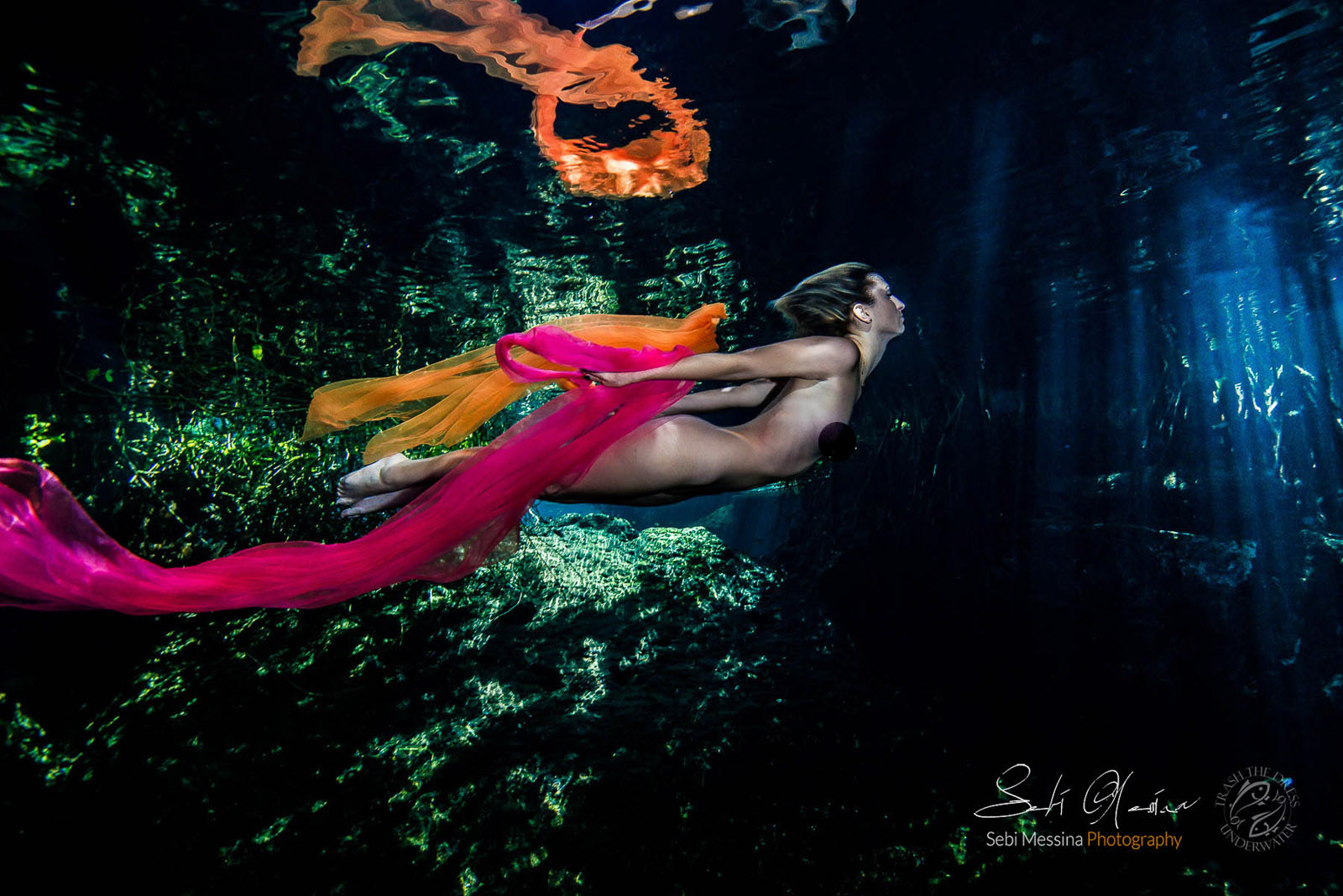 Nude underwater - Mexico - Sebi Messina