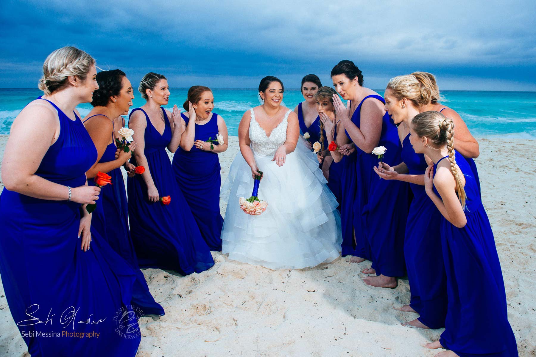 Wedding Party on the beach