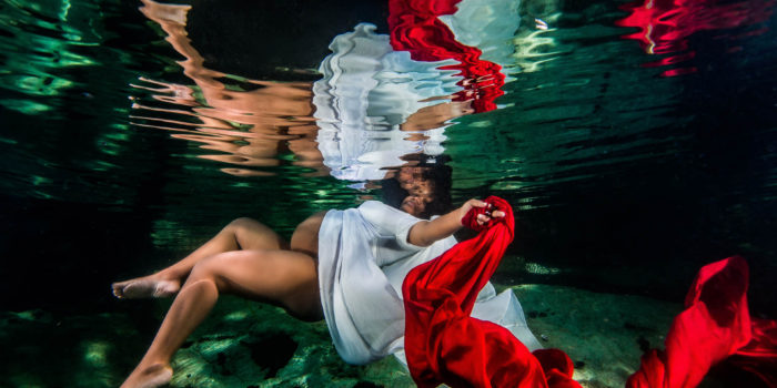 Cenote Underwater Maternity Tulum - Mexico - Sebi Messina Photography