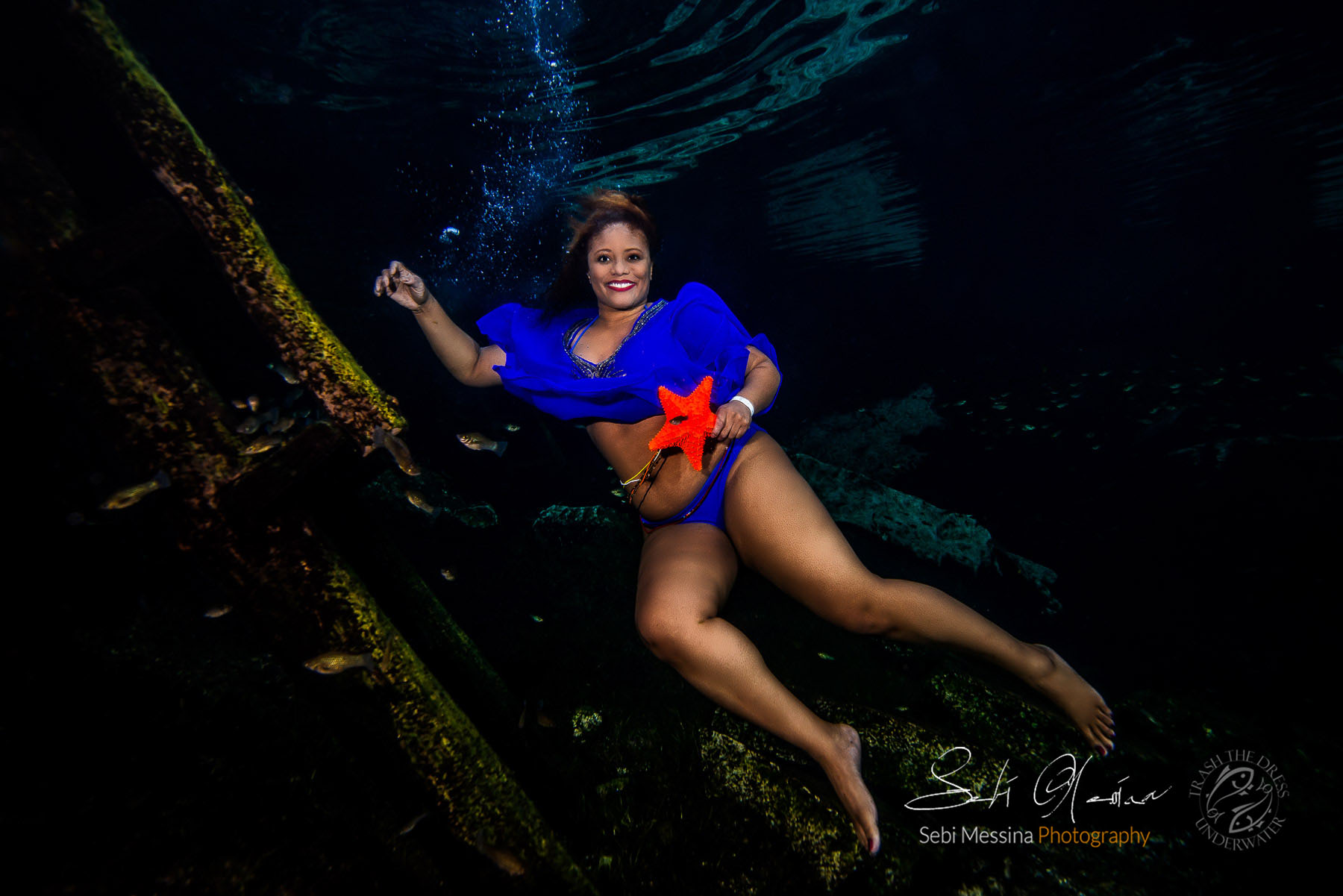 Birthday Underwater Photoshoot in Tulum - Sebi Messina Photography