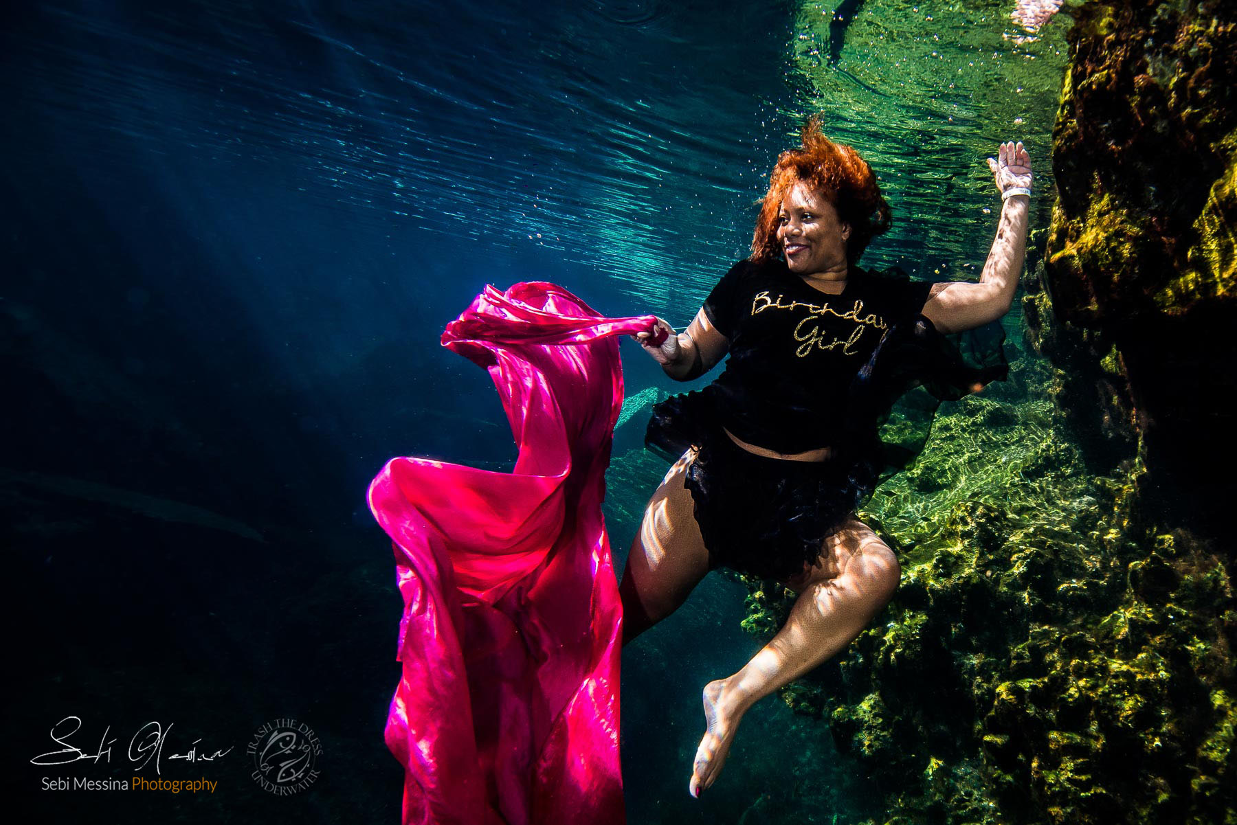 Birthday Underwater Photoshoot in Tulum - Sebi Messina Photography