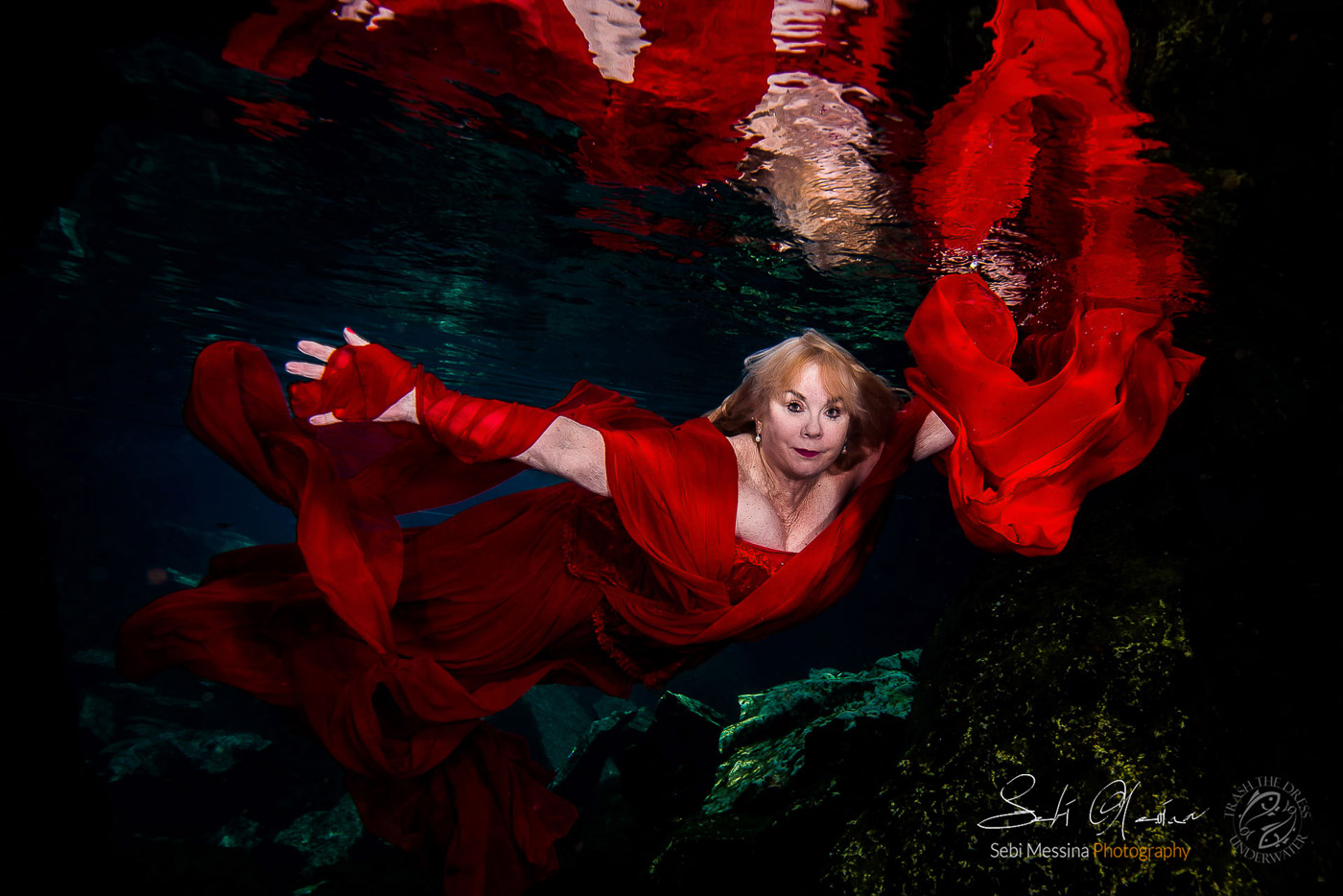 Cenote Tulum Underwater Modeling – Forever Young - Janet – Sebi Messina Photography