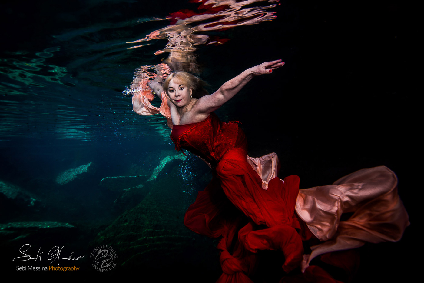 Cenote Tulum Underwater Modeling – Forever Young - Janet – Sebi Messina Photography