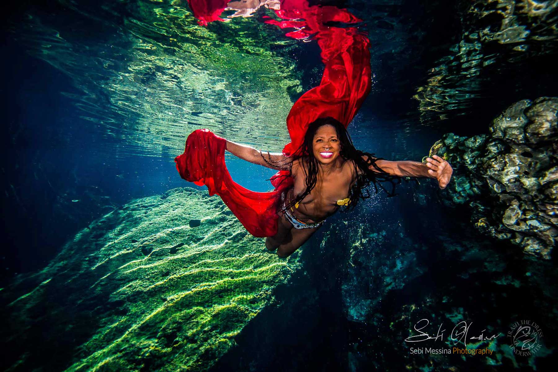 Birthday in Tulum – Cenote Underwater Modeling Mexico – Sebi Messina Photography