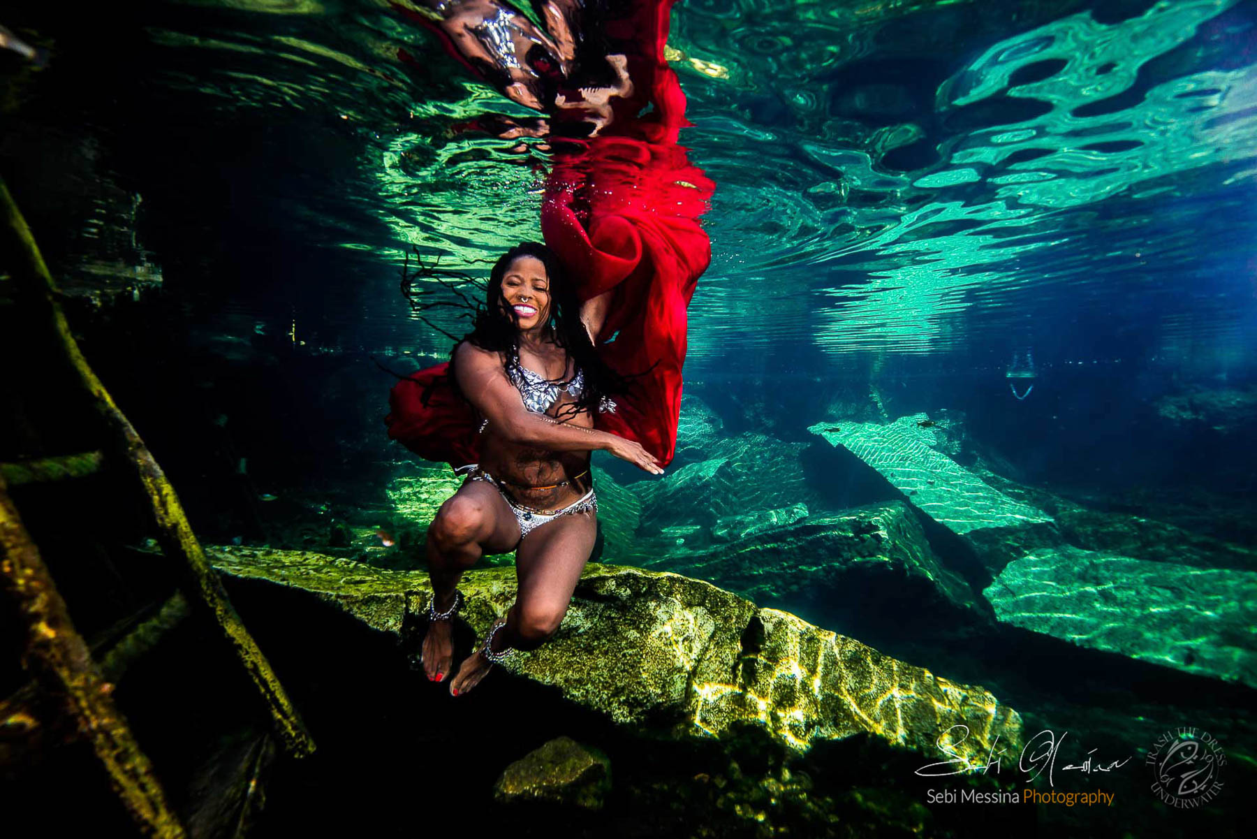 Birthday in Tulum – Cenote Underwater Modeling Mexico – Sebi Messina Photography