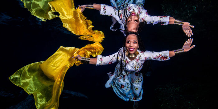 Underwater Cenote Portrait Tulum – Sebi Messina Photography
