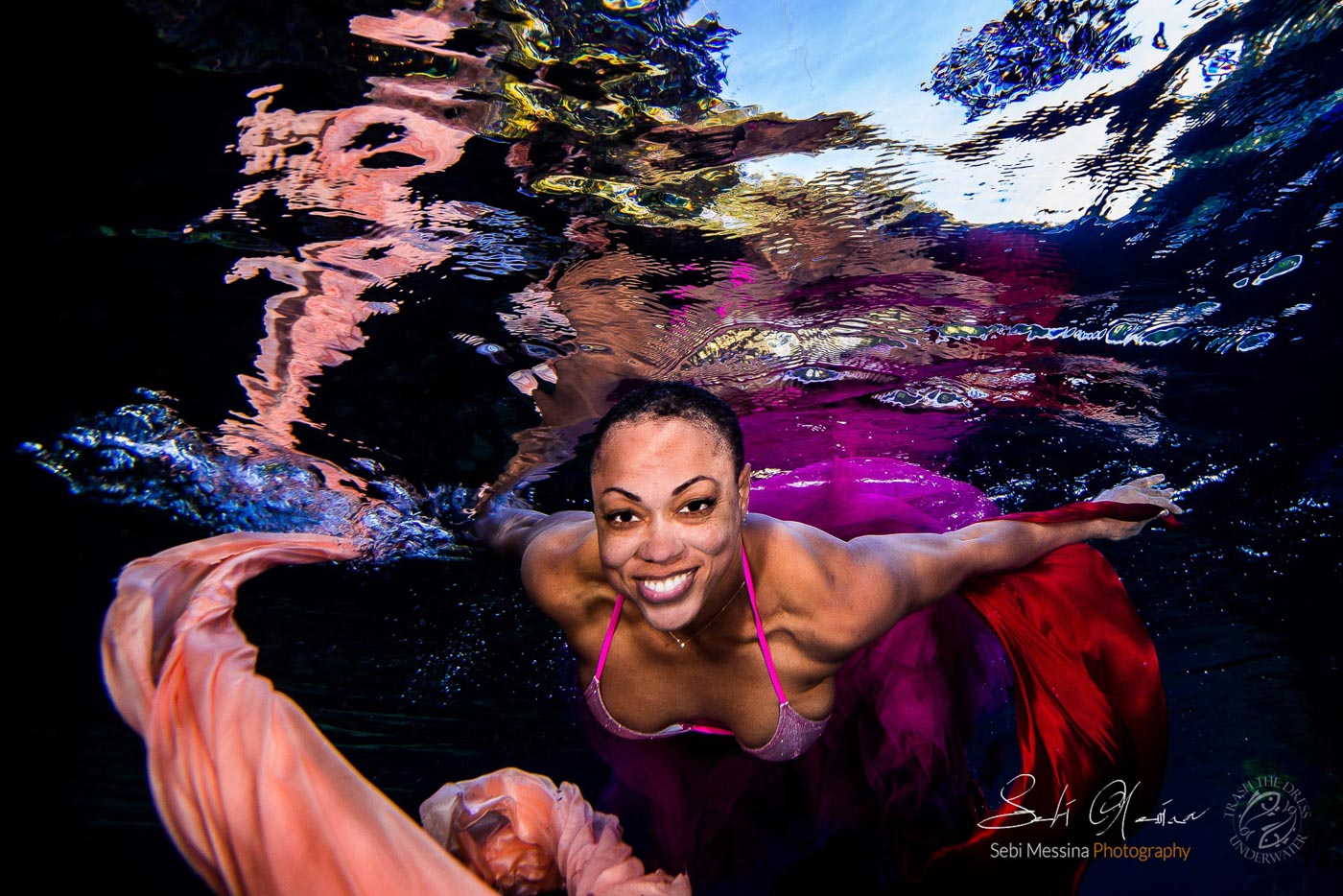 Underwater Cenote Photoshoots - Underwater Modeling Mexico - Sebi Messina Photography