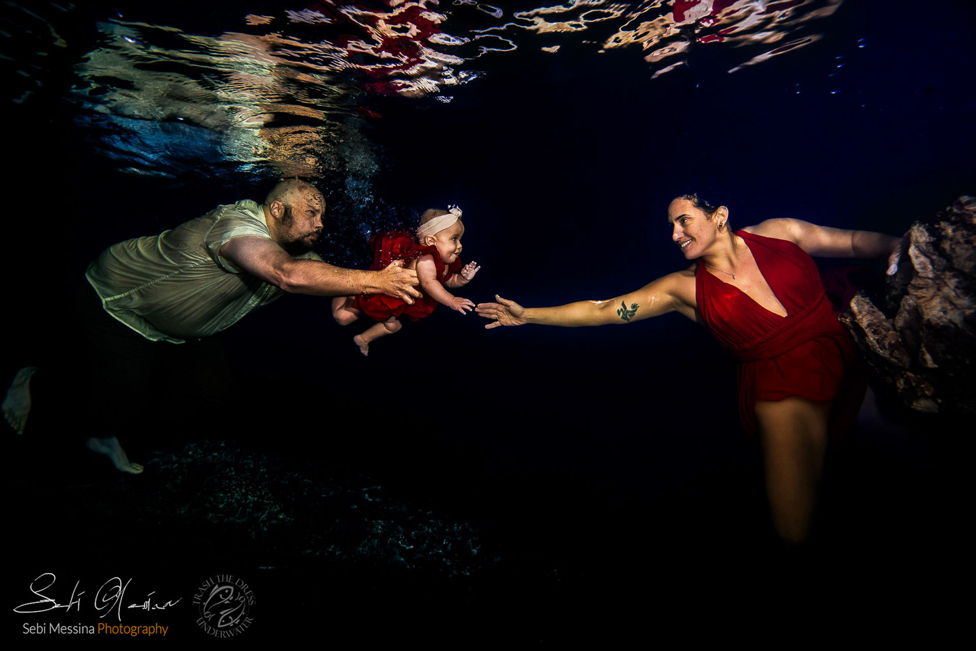 underwater baby shoot